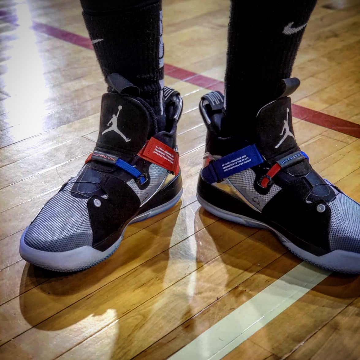 Jordan 33 all 2025 star on feet